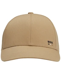 Boss by Hugo Boss Men's Logo Trim Cotton-Twill Hat