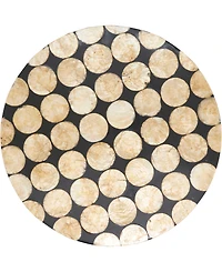 Saro Lifestyle Echoes Capiz Disc Placemats, 15" Round