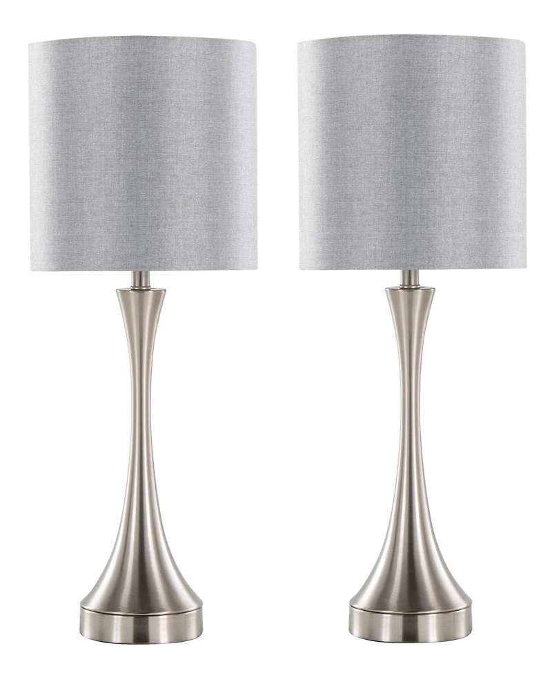 Lumisource 25" Metal Lenuxe Contemporary Table Lamp