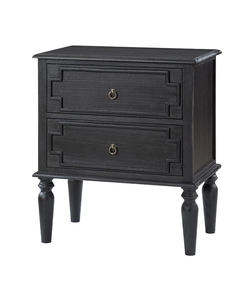 Kim 28"Tall 2-Drawer Nightstand