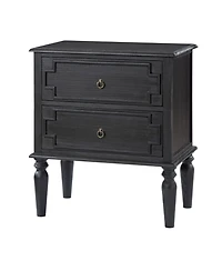 Kim 28"Tall 2-Drawer Nightstand