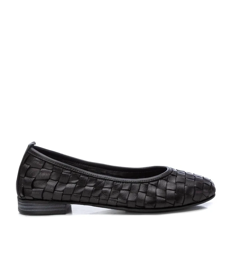 Carmela Leather Collection Women's Braided Flats By Xti