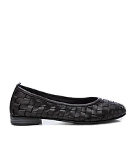 Carmela Leather Collection Women's Braided Flats By Xti