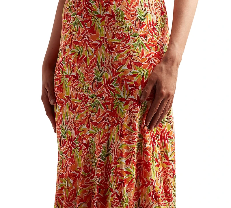 Bcx Juniors' Printed Linen-Blend Skirt