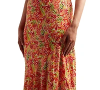 Bcx Juniors' Printed Linen-Blend Skirt