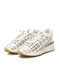 Carmela Leather Women's Braided Sneakers By Xti