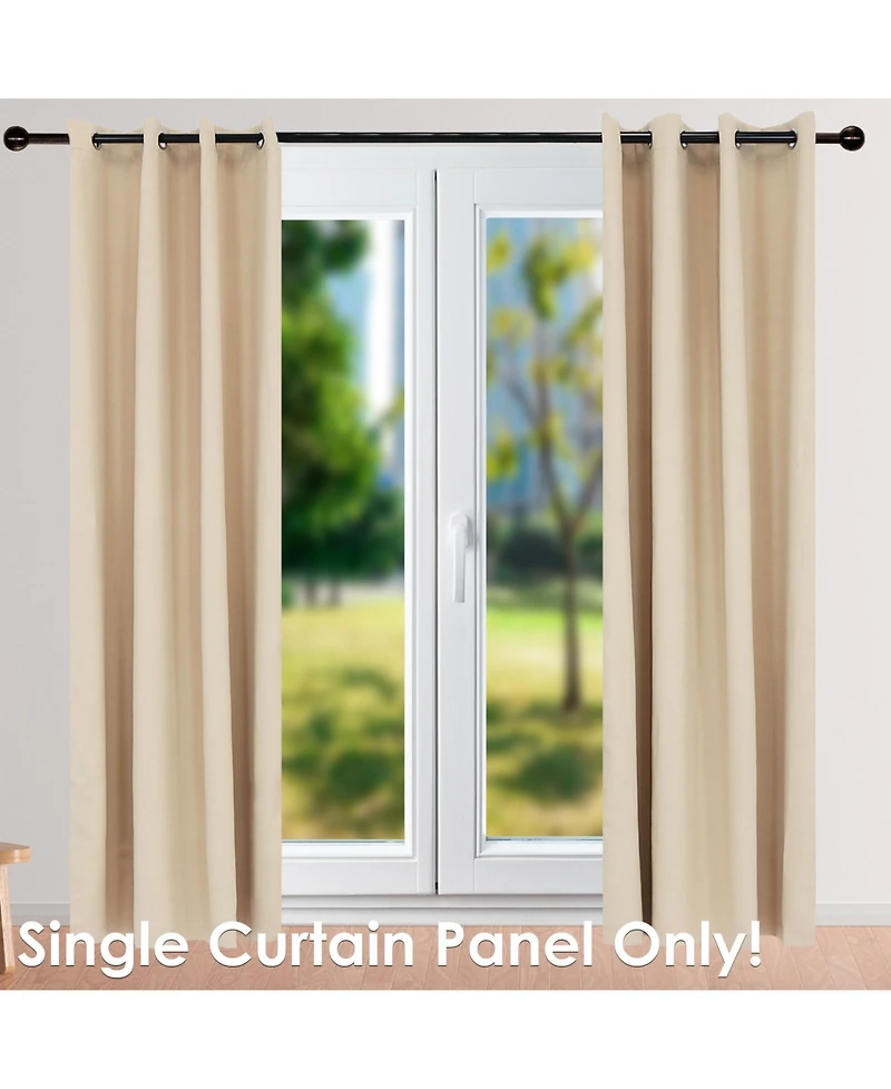 Room Darkening Curtain Panel with Grommet Top - x in
