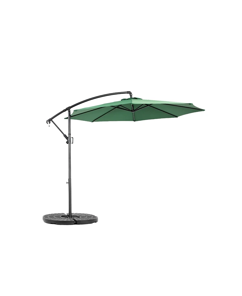 Streamdale Best Choice Products 10ft Hanging Patio Umbrella with Tilt, Polyester Shade