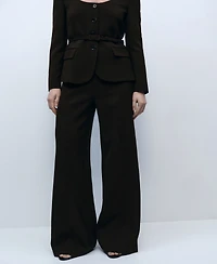 Mango Women's Straight Suit Pants