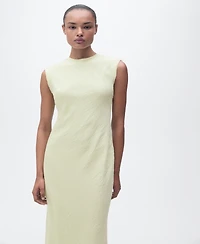 Mango Women's Wrinkled Effect Midi Dress