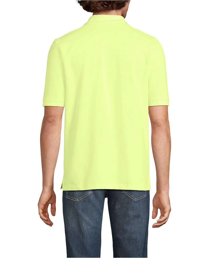 Lands' End Men's Short Sleeve Comfort-First Mesh Pique Polo Shirt