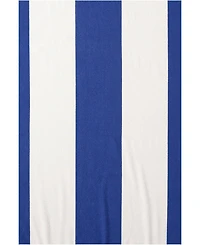 Lands' End Rugby Stripe Beach Towel