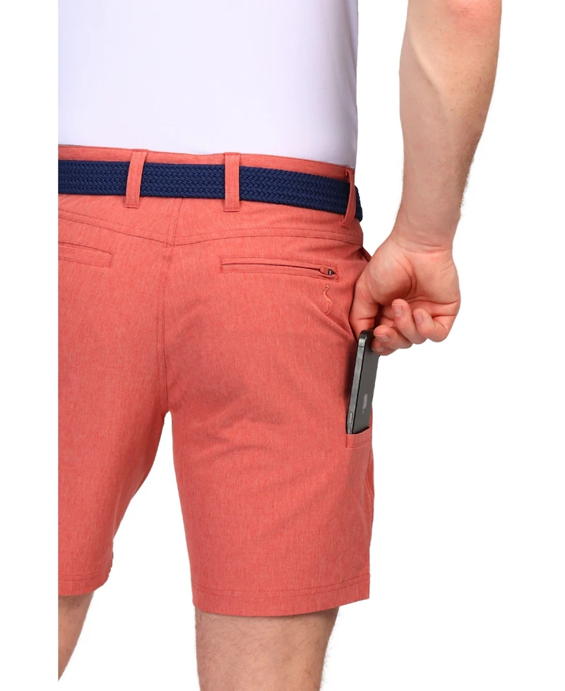 Tailorbyrd Men's Tonal Melange Performance Shorts for Active Adults - Versatile and Comfortable
