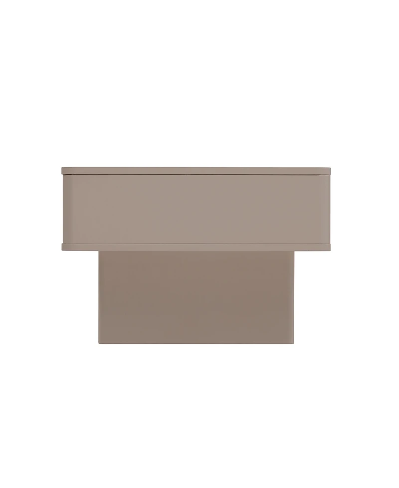 Manhattan Comfort 47.2" Wood Ella Modern 2-Full Extension Drawer Coffee Table