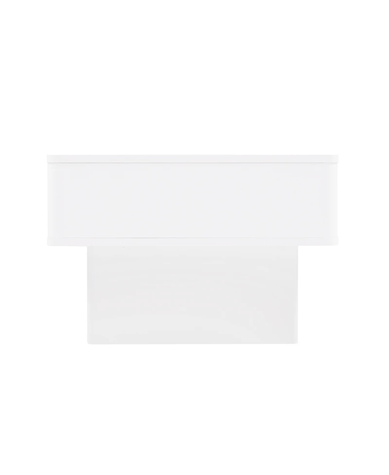 Manhattan Comfort 47.2" Wood Ella Modern 2-Full Extension Drawer Coffee Table