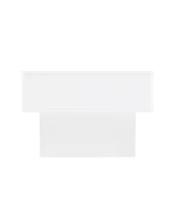 Manhattan Comfort 47.2" Wood Ella Modern 2-Full Extension Drawer Coffee Table