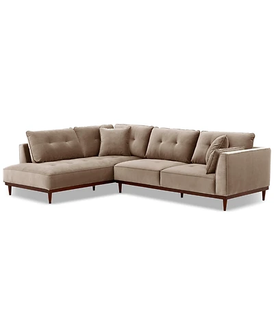 Hazelynn 2-Pc. Fabric Sectional, Exclusively at Macys