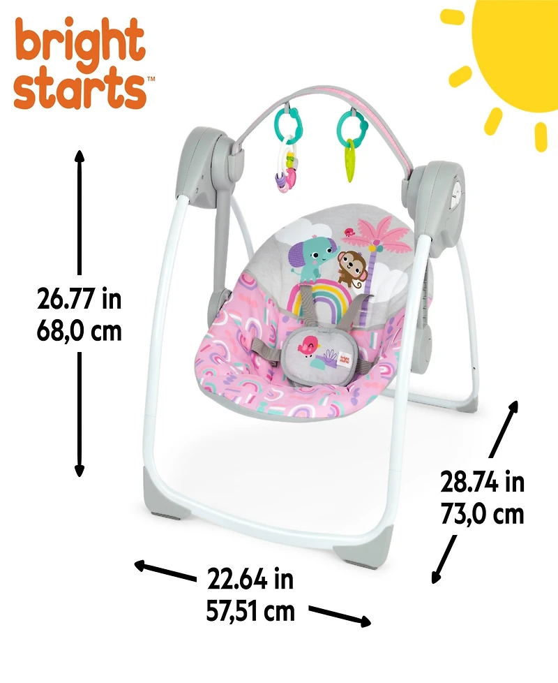 Playful Paradise Portable Swing