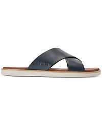 Cole Haan Men's Nantucket Cross Strap Slip-On Slide Sandals