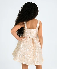 Rare Editions Big Girls Brocade Party Dress