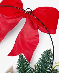 Holiday Lane Heritage House in Greenery Half Wreath, Macy's Exclusive