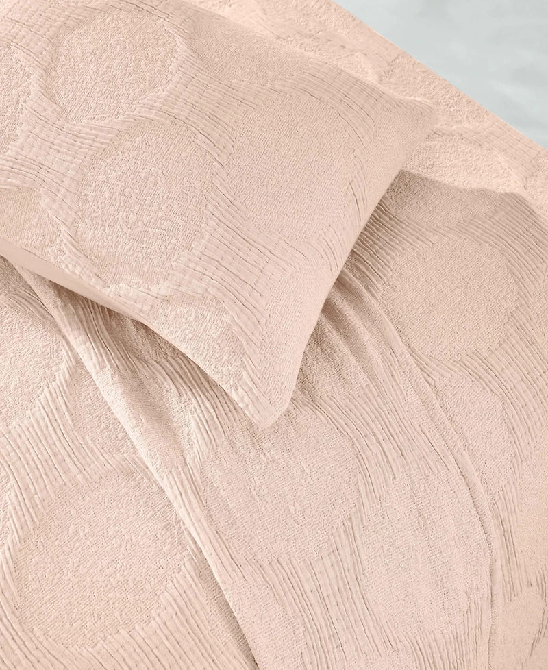 Superior Tanta Crinkle Woven 3-Pc. Coverlet Set