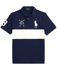 Polo Ralph Lauren Men's Custom Slim Fit Big Pony Mesh Polo Shirt