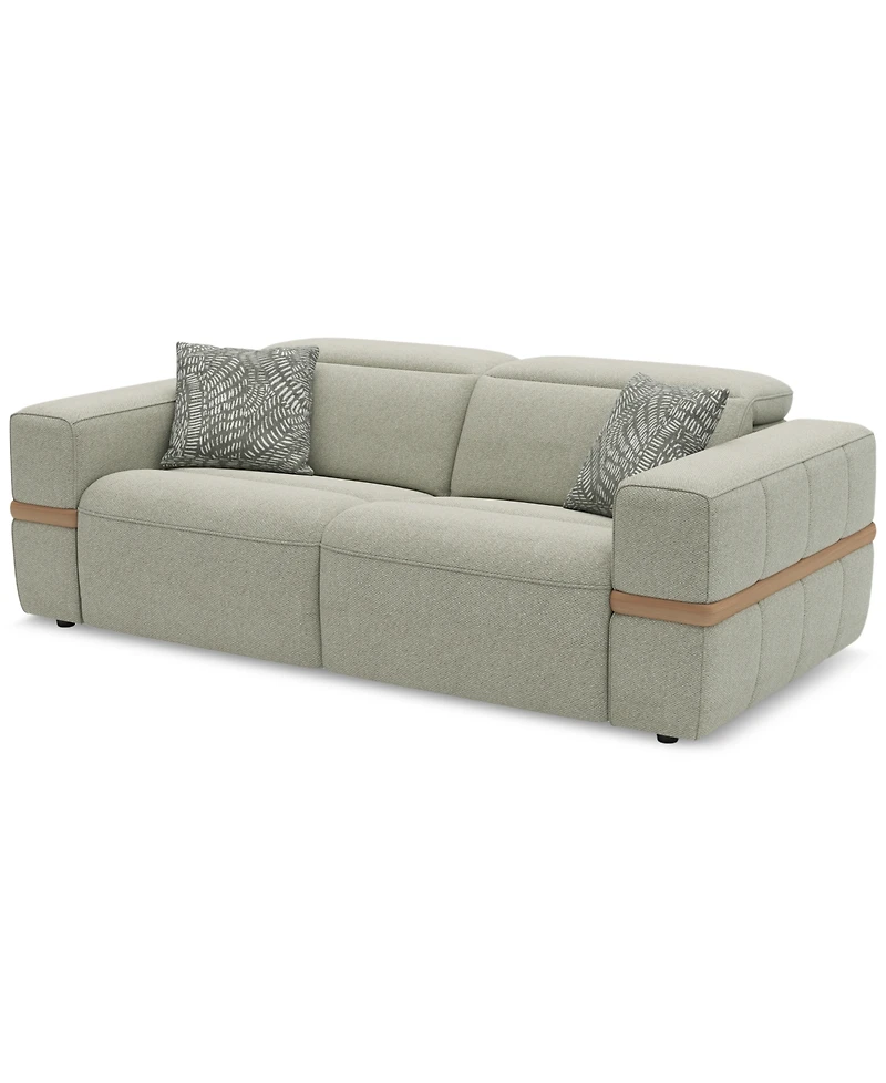 Nierling Fabric Power Motion Sofa with Headrest, Exclusively at Macy's