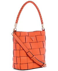 Guess Maylee Woven Bucket Bag