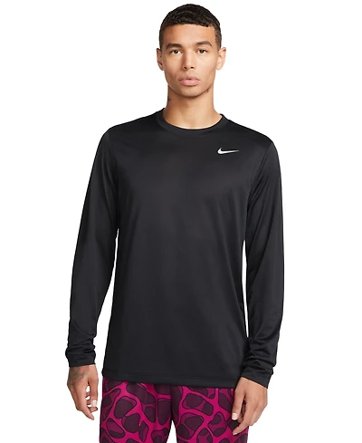 Nike Men's Relaxed-Fit Long-Sleeve Fitness T-Shirt