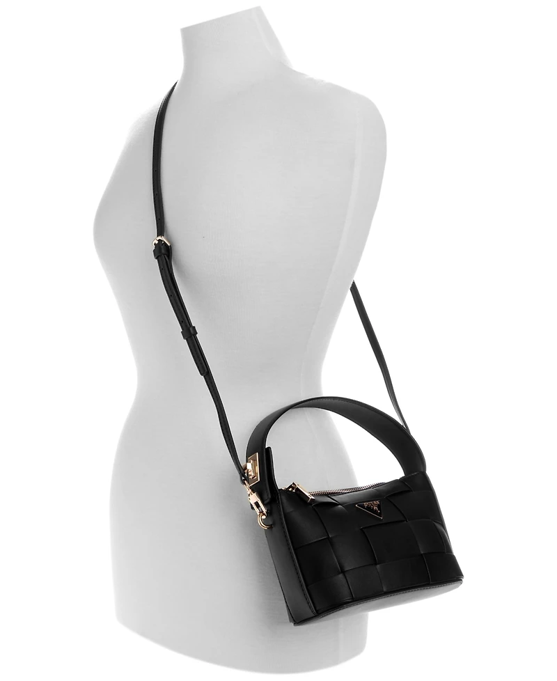 Guess Maylee Mini Woven Hobo Bag