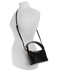 Guess Maylee Mini Woven Hobo Bag