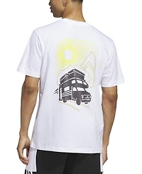 adidas Men's Jetset Camper Regular-Fit Graphic T-Shirt