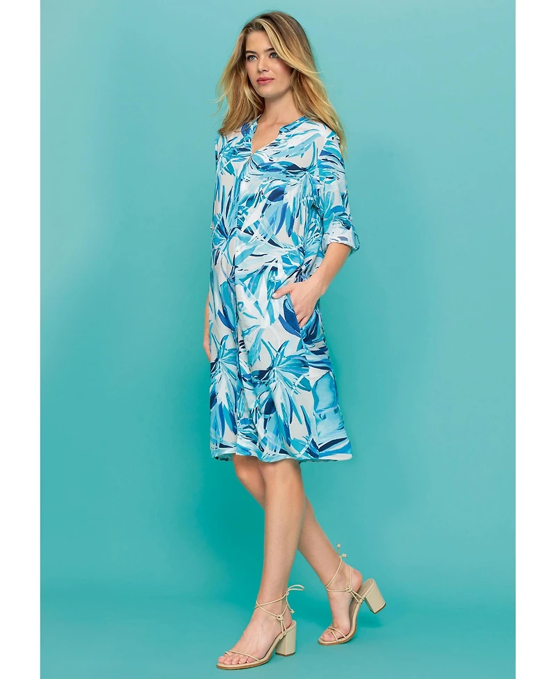Olsen Women's Printed Tunic Dress