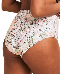 Adore Me Plus Size Valcea Swimwear High-Rise Bikini Bottom