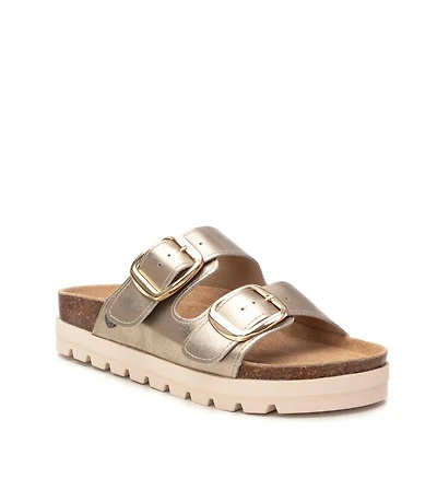 Women's Footbed Jute Wrapped Platform Sandals By Xti