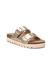 Women's Footbed Jute Wrapped Platform Sandals By Xti