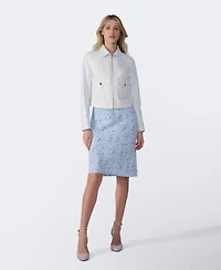 Furniq Uk Women's Bomber Leather Jacket, Created for Macy's