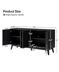 Modern Jack 63" Wide Sideboard