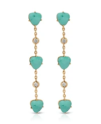 Ettika Turquoise Solstice Dangle Earrings