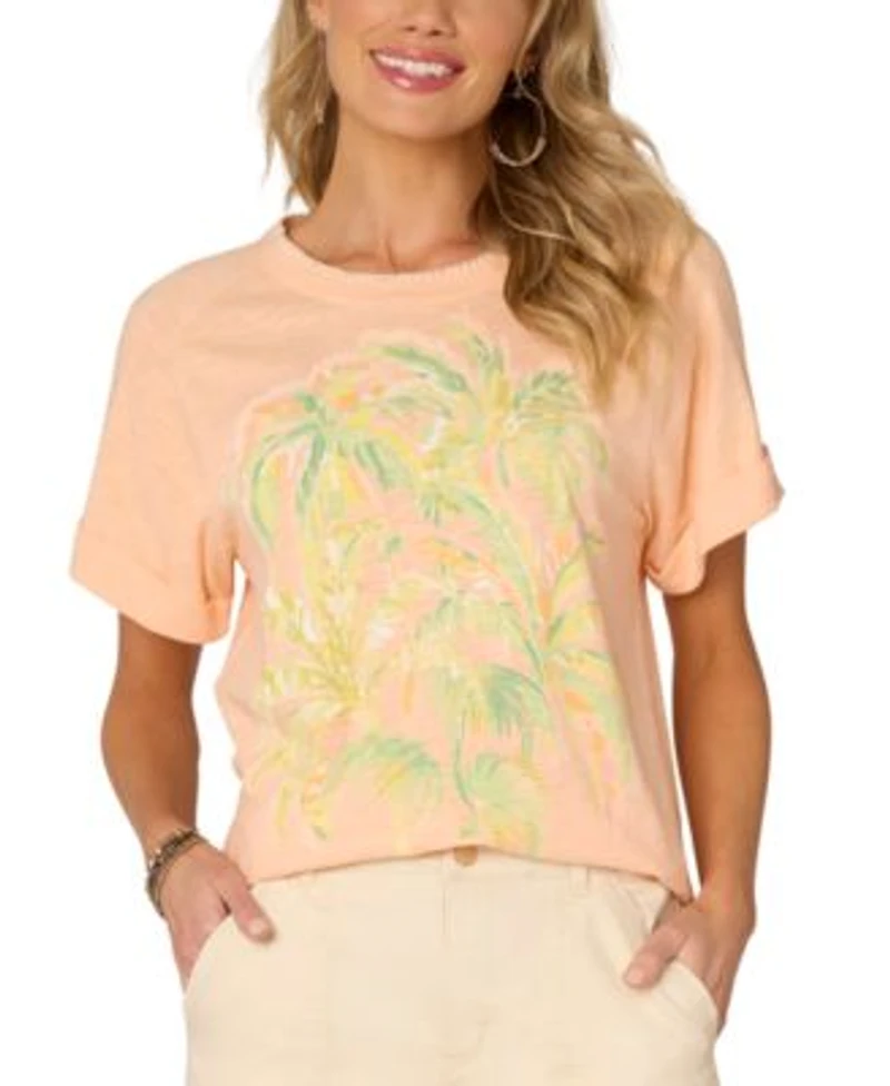 Democracy Womens Embroidered Graphic T Shirt Pxs 3x