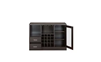 Solid Wood Frame with Five Shelves and Two Drawers – Durable Storage Unit for Home or Office