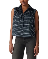 Levi's Women's Gracen Cotton Button-Front Blouse
