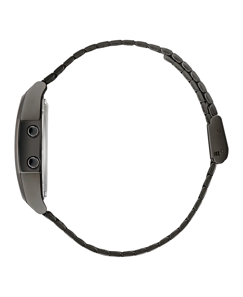 adidas Unisex Digital Black Stainless Steel Watch, 36mm