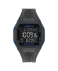 adidas Unisex Analog Black Resin Watch, 48mm