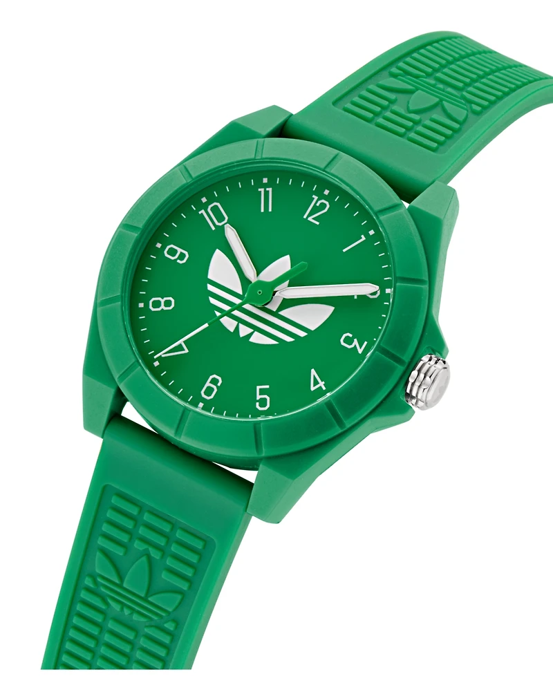 adidas Unisex Analog Green Resin Watch