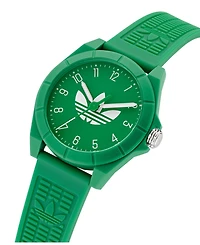 adidas Unisex Analog Green Resin Watch