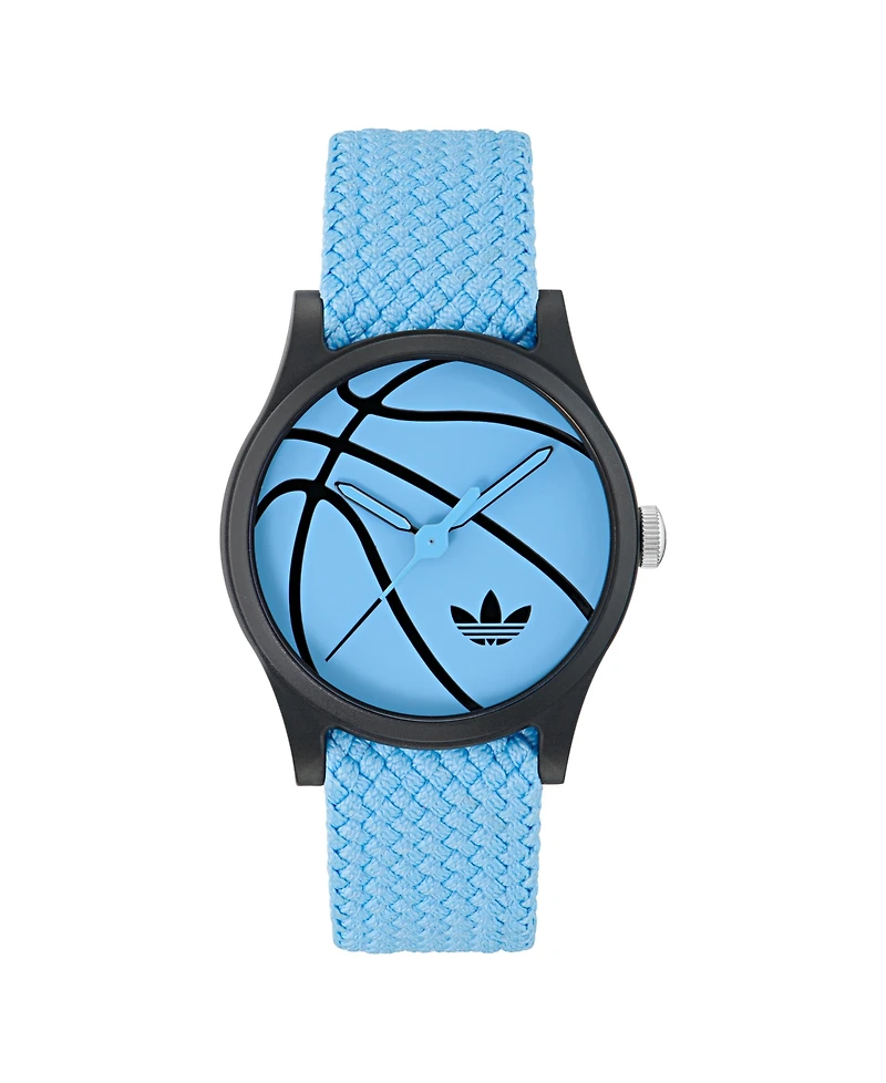 adidas Unisex Analog Blue Nylon Watch, 39mm