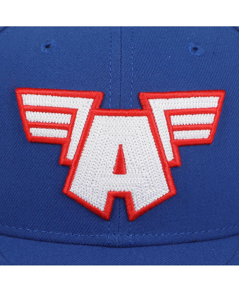 Marvel Men's Universe Captain America A Logo Blue Snapback Hat-osfa