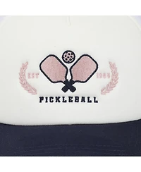 Generic Men's Pickleball Paddles White Foam Trucker Hat